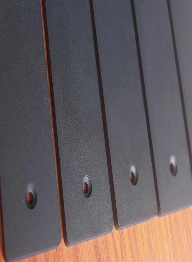 Dcloud دعامات سطح العمل من دي كلاود، مقاس 18 بوصة طول × 6 بوصات ارتفاع × 2.5 بوصة عرض، سمك 10 مم، دعامات سطح عمل مخفية شديدة التحمل، دعامات رفوف معدنية سوداء غير لامعة (عبوة من 4 قطع، 18 بوصة) - Image 3